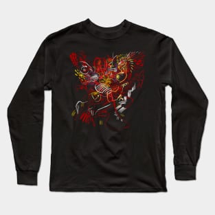 abstract viking art Long Sleeve T-Shirt